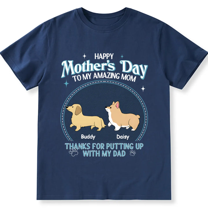 To My Amazing Mother - Personalized Custom Unisex T-shirt