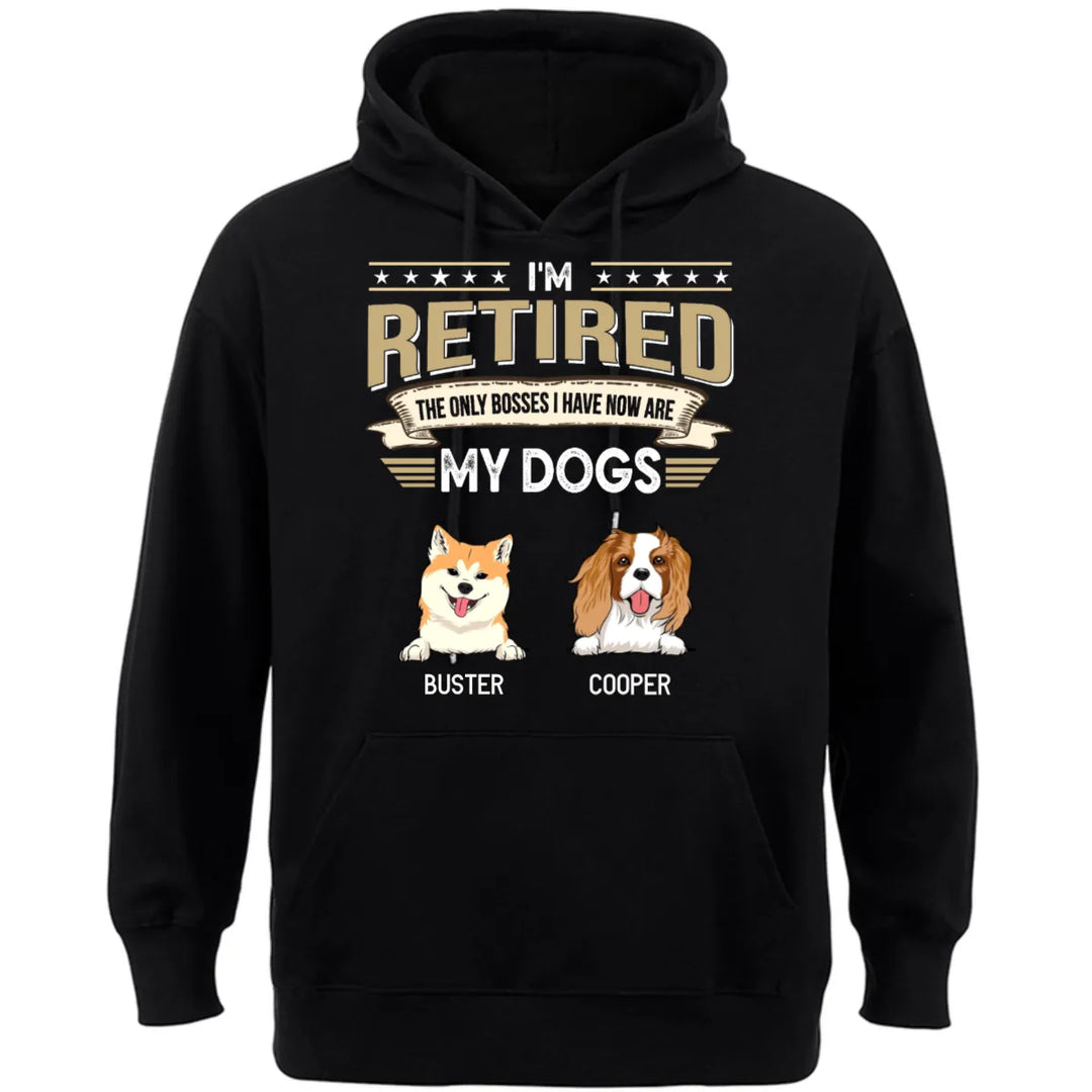 The Only Boss I Have Is My Dog - Personalized Custom Hoodie