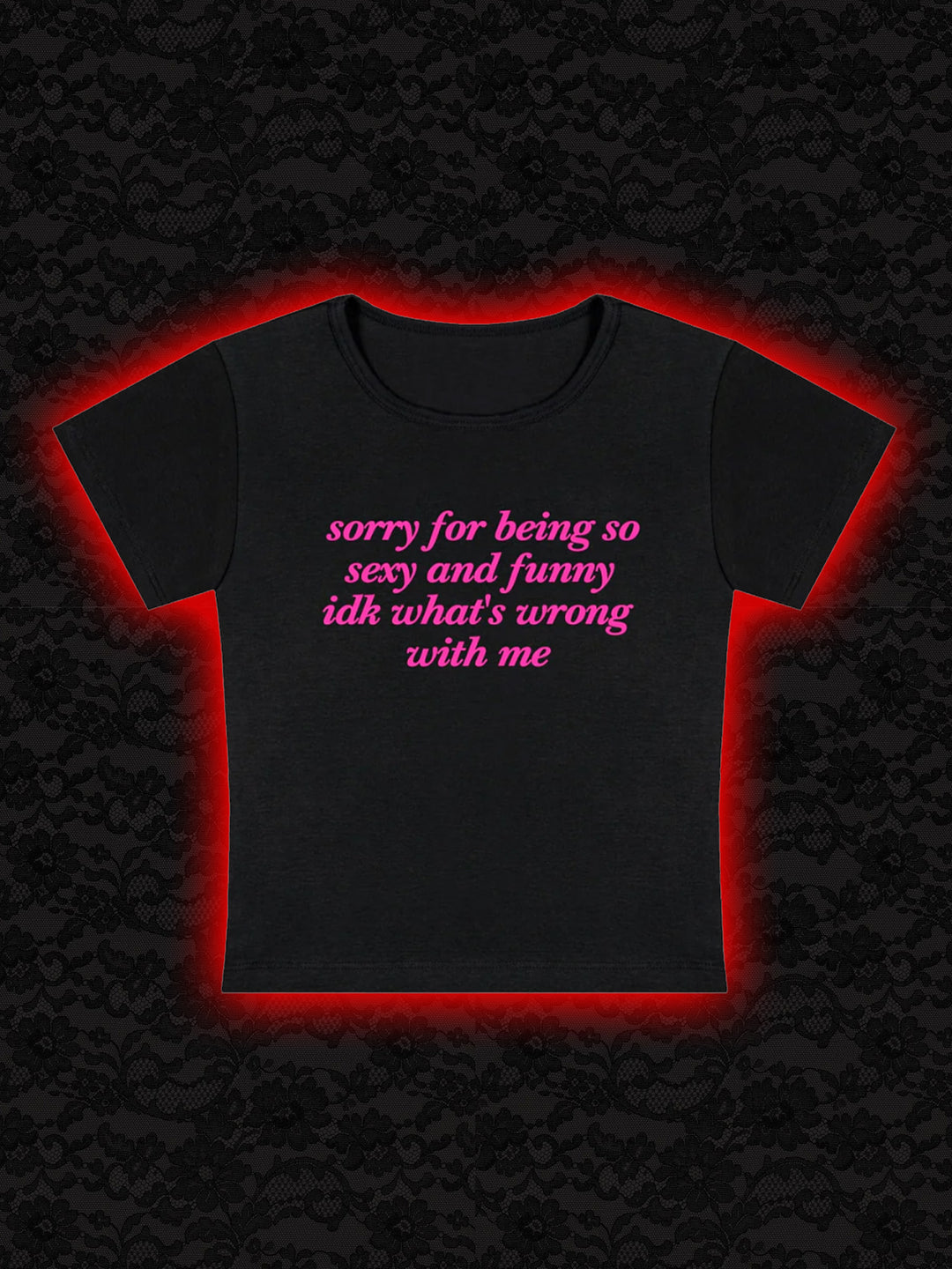 I May Be A Handful Y2K Crop Tank Top Cherrykitten