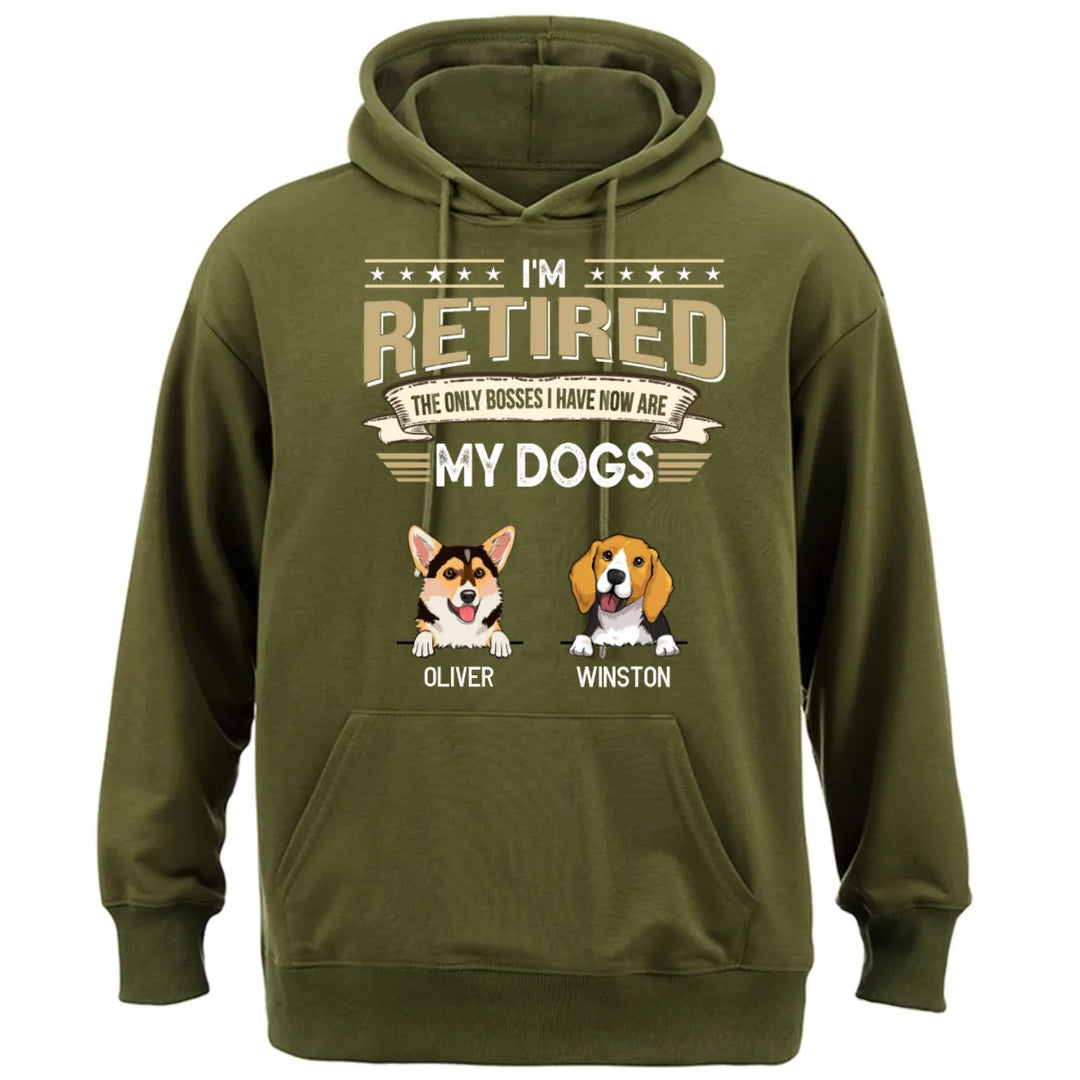 The Only Boss I Have Is My Dog - Personalized Custom Hoodie