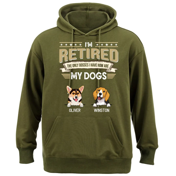 The Only Boss I Have Is My Dog - Personalized Custom Hoodie