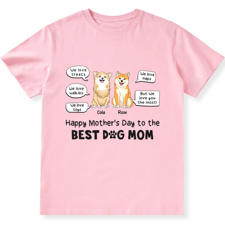 I Love You The Most - Personalized Custom Unisex T-shirt