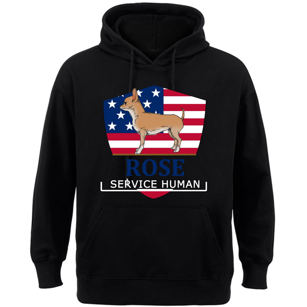 Service Human Logo - Personalized Custom Hoodie