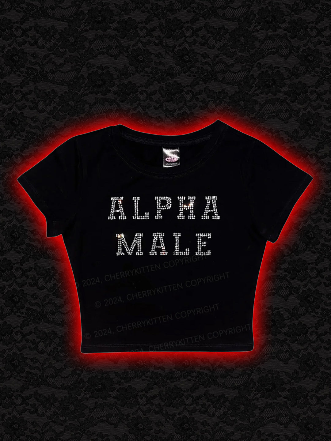 I May Be A Handful Y2K Crop Tank Top Cherrykitten