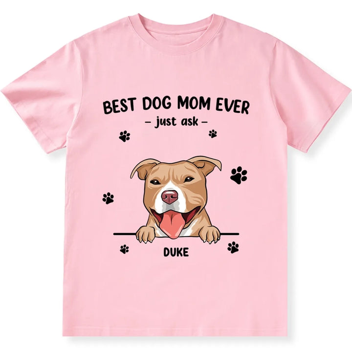 Best Dog Mom/Dad - Personalized Custom Unisex T-shirt
