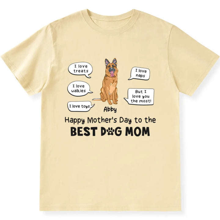 I Love You The Most - Personalized Custom Unisex T-shirt