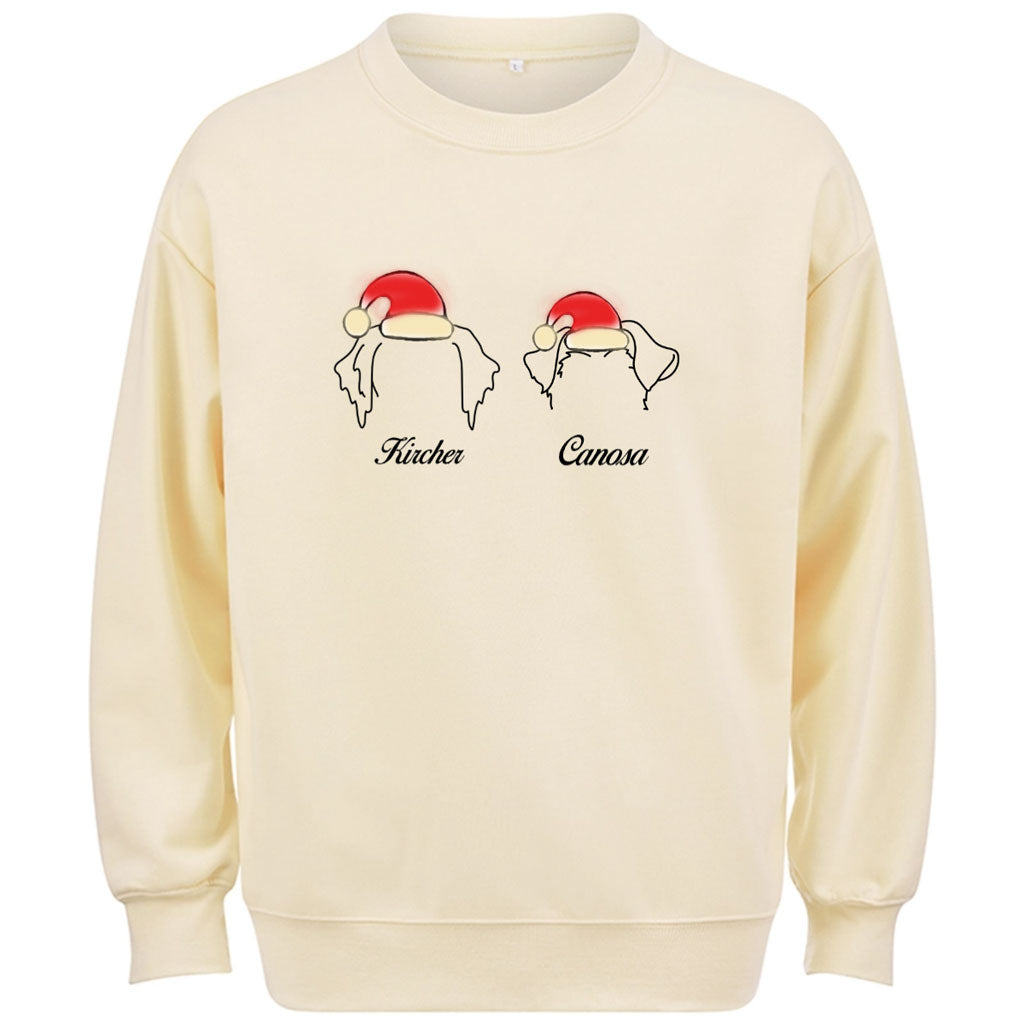 Special Edition Christmas：Dog Ears With Name - Personalized Custom Christmas Sweatshirt