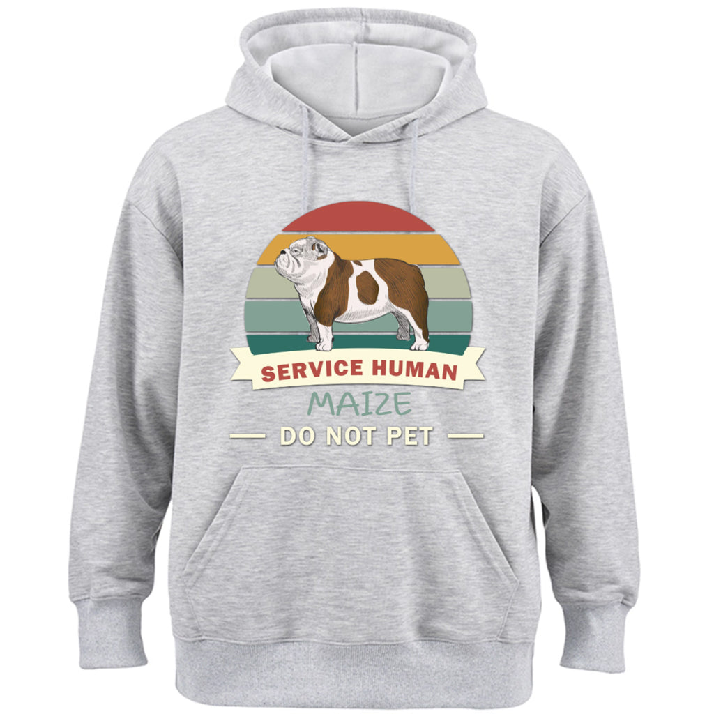 Service Human, Do Not Pet 12 - Personalized  Custom Hoodie