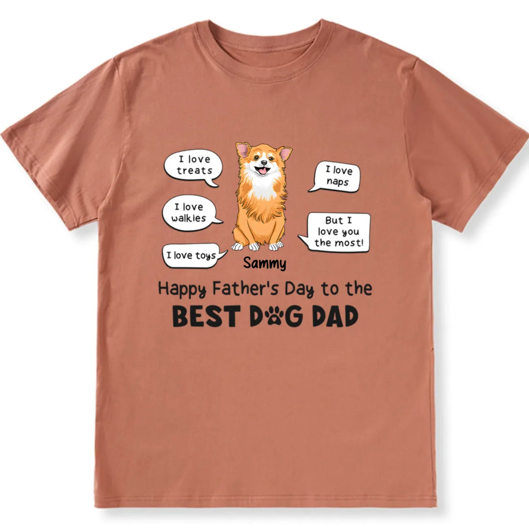I Love You The Most - Personalized Custom Unisex T-shirt