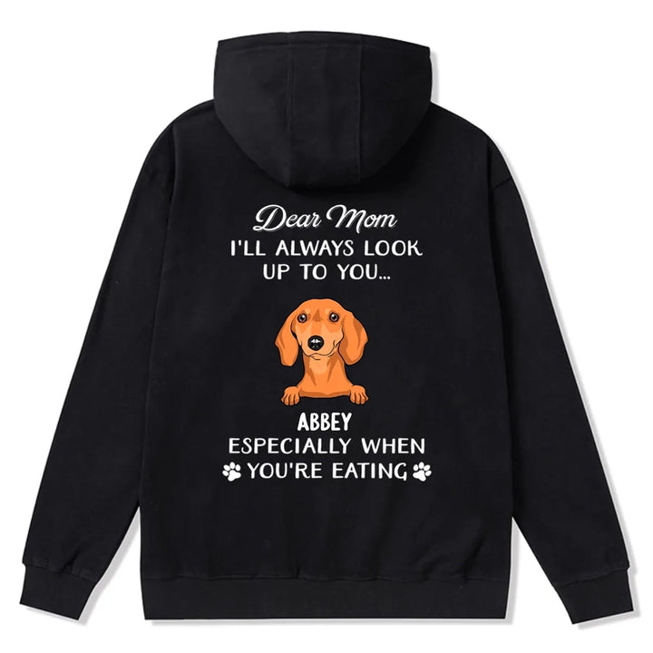 Always Look Up To You - Personalized Custom Christmas Hoodie