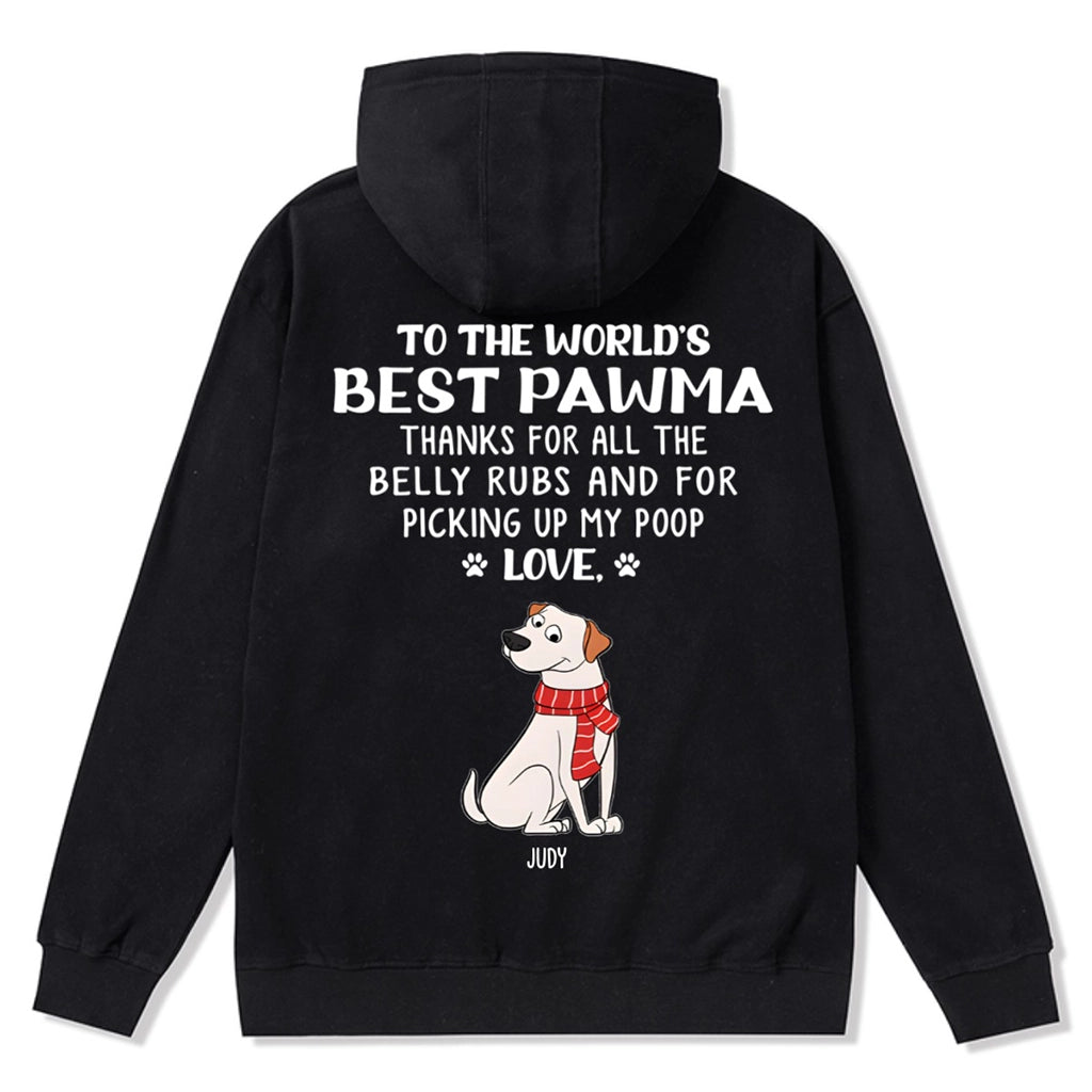 Best Dog Mom/Dad 1 - Personalized Custom Christmas Zipper Hoodie