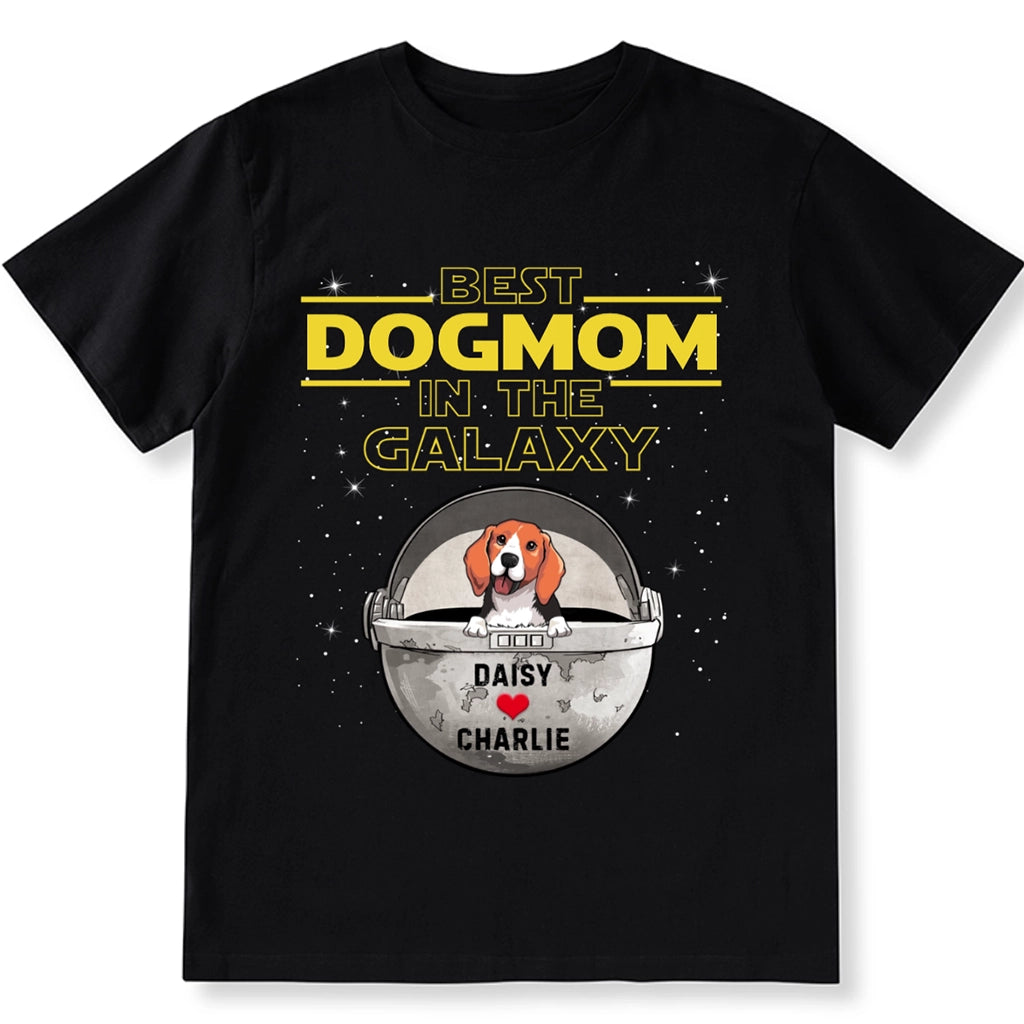 Best Dog Mom/Dad In The Galaxy - Personalized Custom Unisex T-shirt
