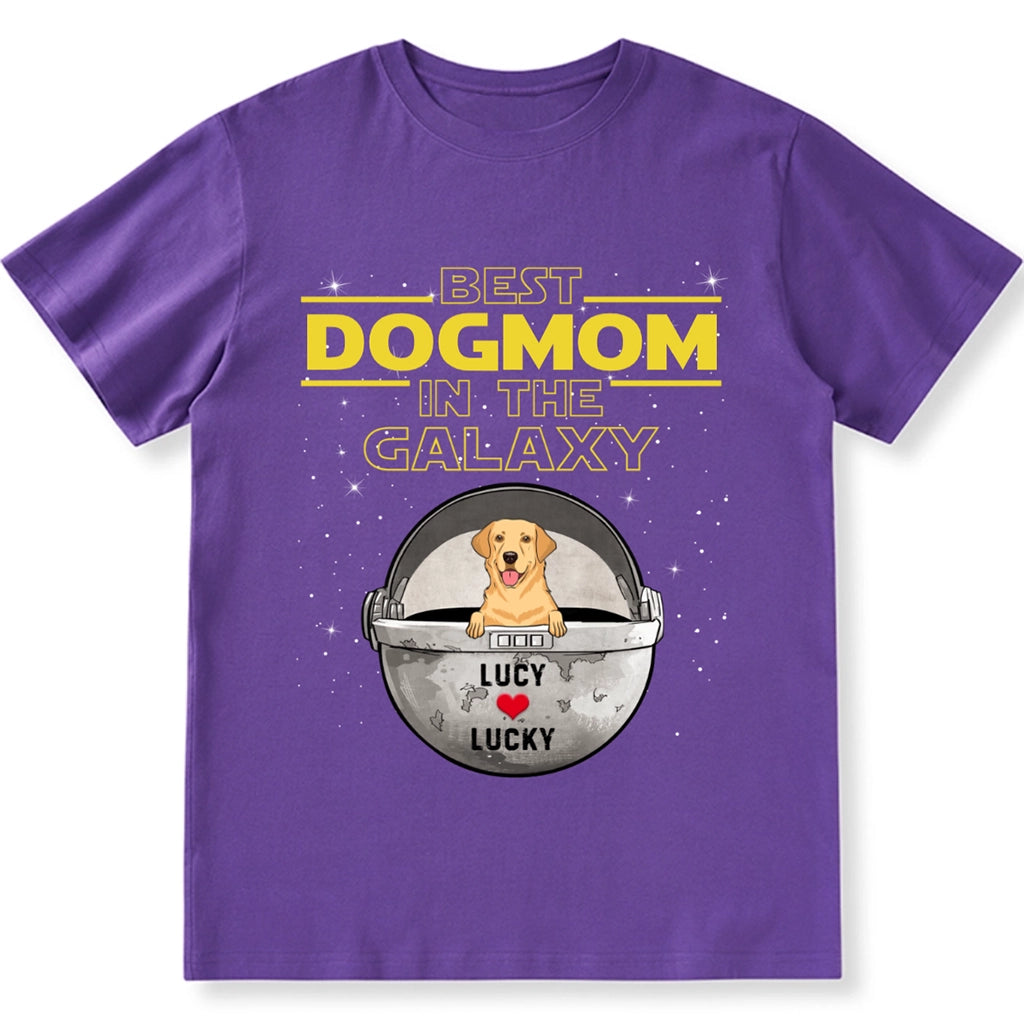 Best Dog Mom/Dad In The Galaxy - Personalized Custom Unisex T-shirt