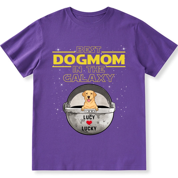 Best Dog Mom/Dad In The Galaxy - Personalized Custom Unisex T-shirt