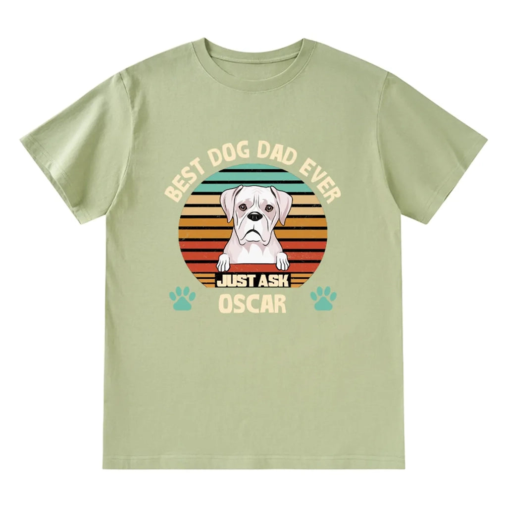 Best Dog Mom and Dad Ever - Personalized Custom T-shirt