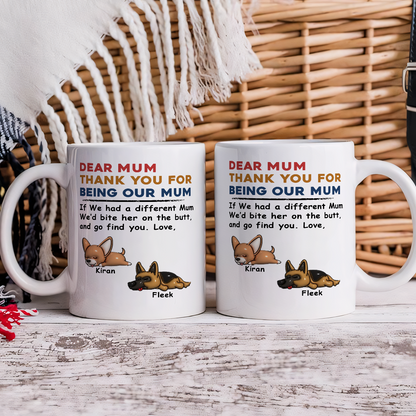 Bite The Butt - Personalized Custom Coffee Mug