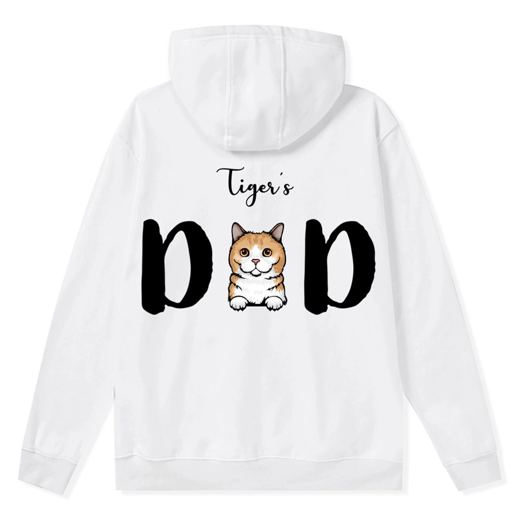 Cat Mom 2 - Personalized Custom Zipper Hoodie