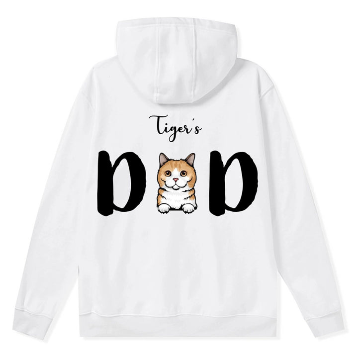 Cat Mom 2 - Personalized Custom Zipper Hoodie