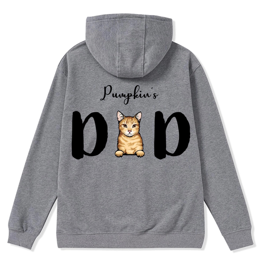 Cat Mom 2 - Personalized Custom Zipper Hoodie