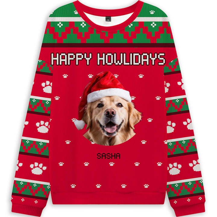 Christmas Dog - Personalized Custom Ugly Sweatshirt