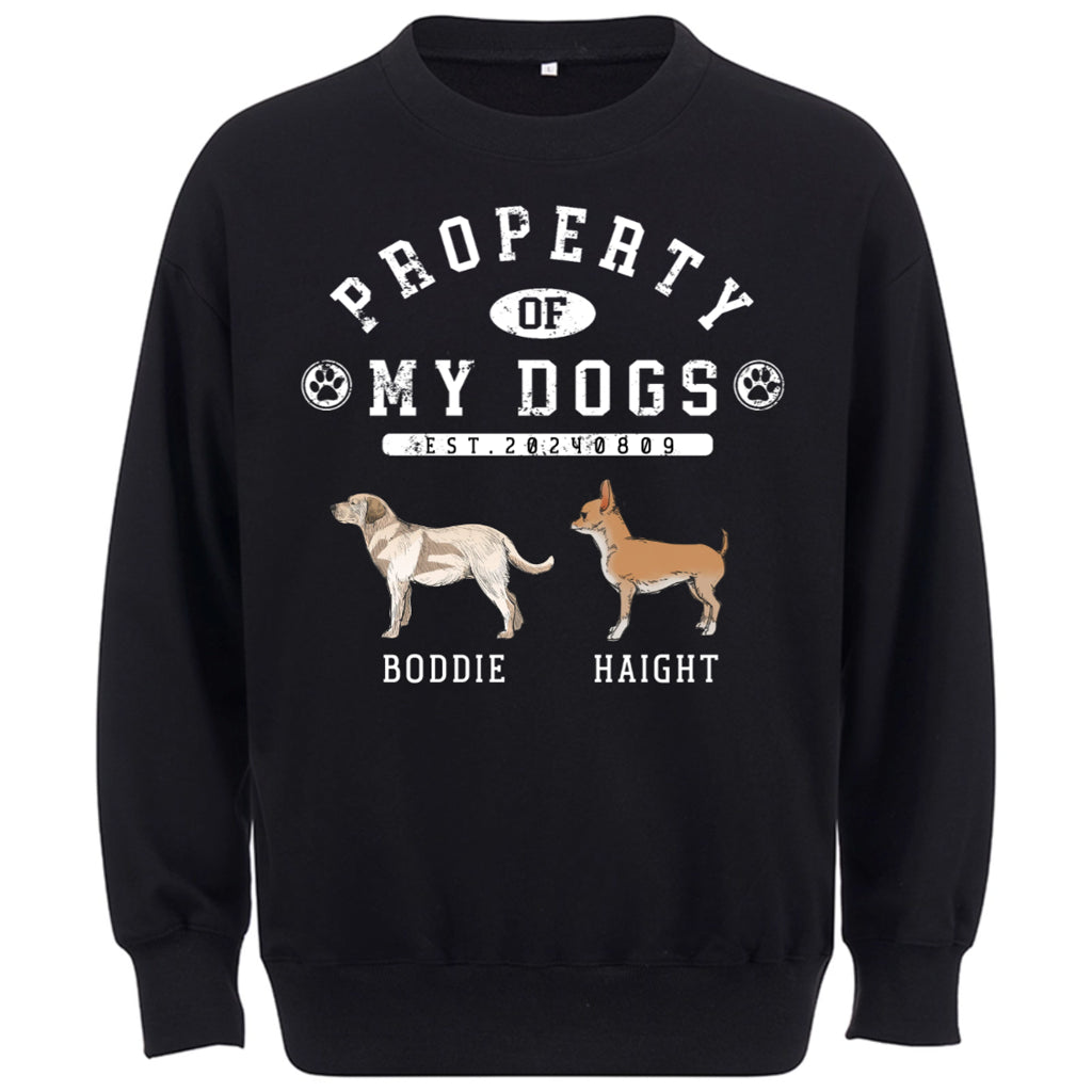 Dog Property - Personalized Custom Sweatshirt