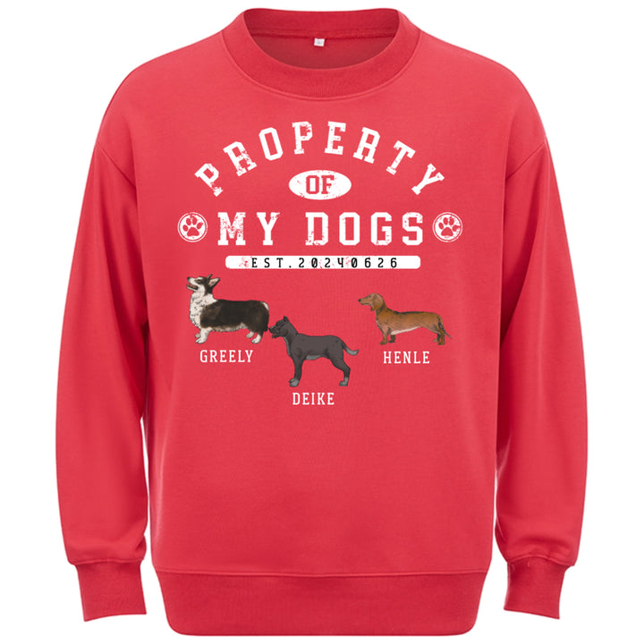 Dog Property - Personalized Custom Sweatshirt