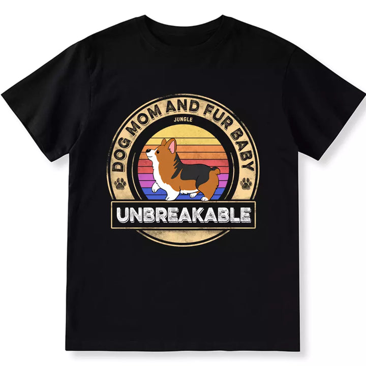 Dog Mom And Fur Babies - Personalized Custom Unisex T-shirt