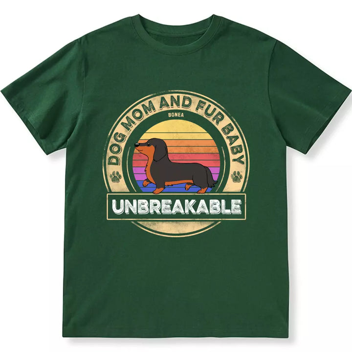 Dog Mom And Fur Babies - Personalized Custom Unisex T-shirt