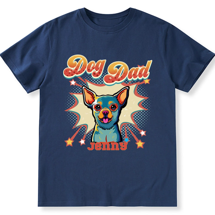 Dog Mom Dog Dad - Personalized Custom Unisex T-shirt