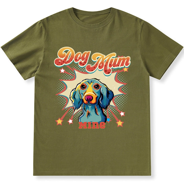 Dog Mom Dog Dad - Personalized Custom Unisex T-shirt