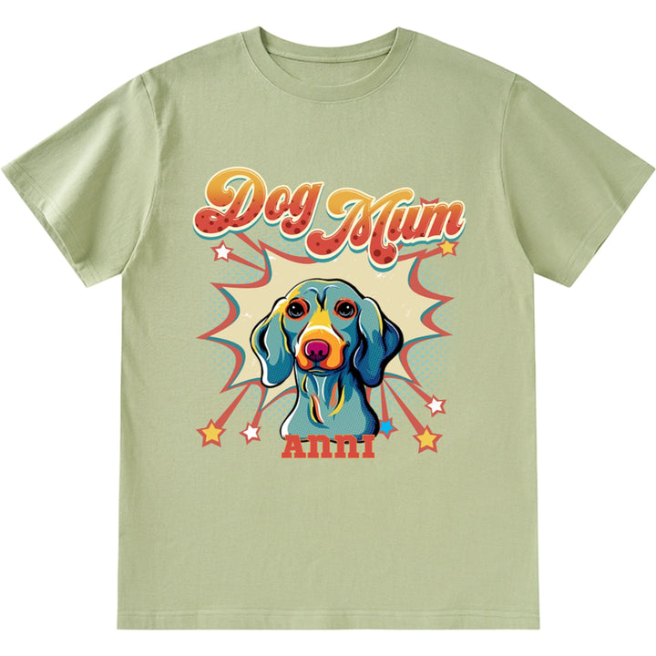Dog Mom Dog Dad - Personalized Custom Unisex T-shirt