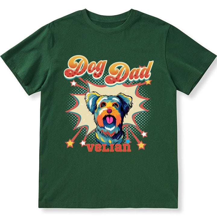 Dog Mom Dog Dad - Personalized Custom Unisex T-shirt