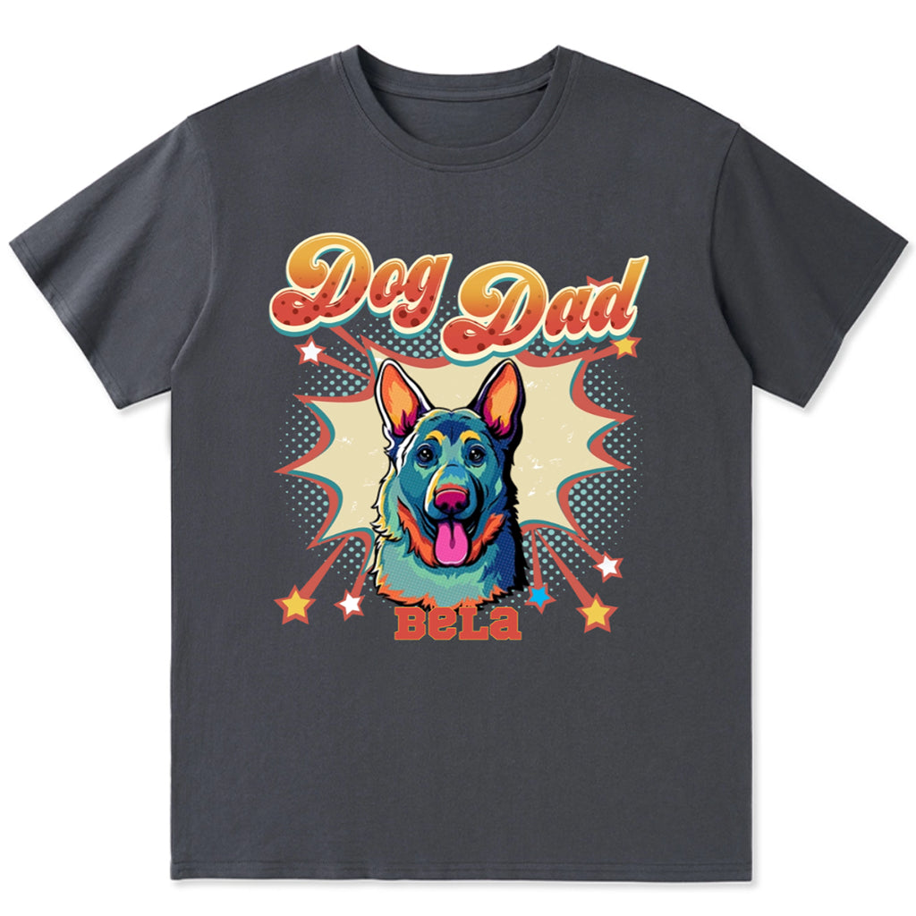 Dog Mom Dog Dad - Personalized Custom Unisex T-shirt