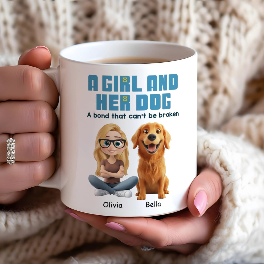 Dogs Make Lives Whole - Personalized Custom Coffee Mug