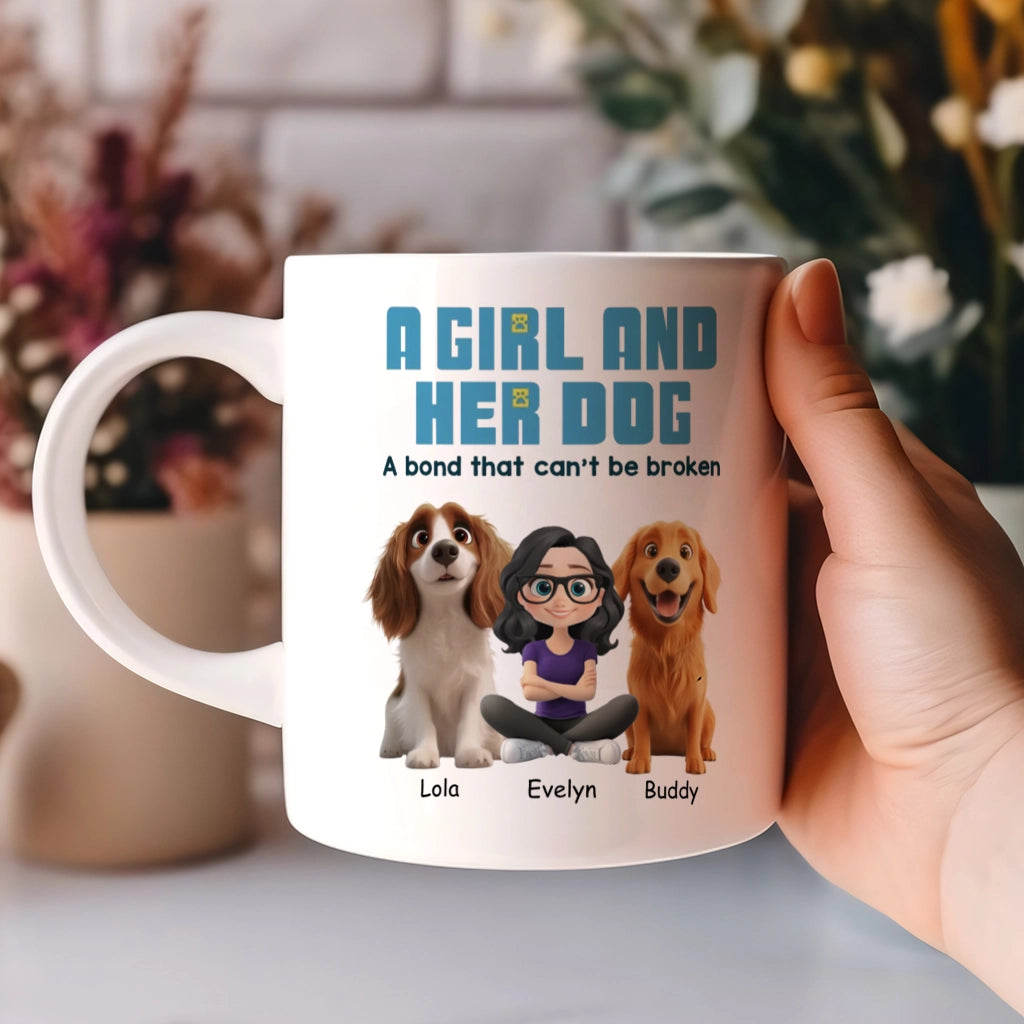 Dogs Make Lives Whole - Personalized Custom Coffee Mug