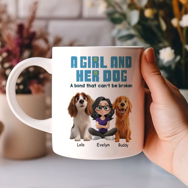 Dogs Make Lives Whole - Personalized Custom Coffee Mug