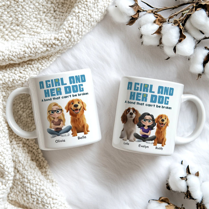 Dogs Make Lives Whole - Personalized Custom Coffee Mug