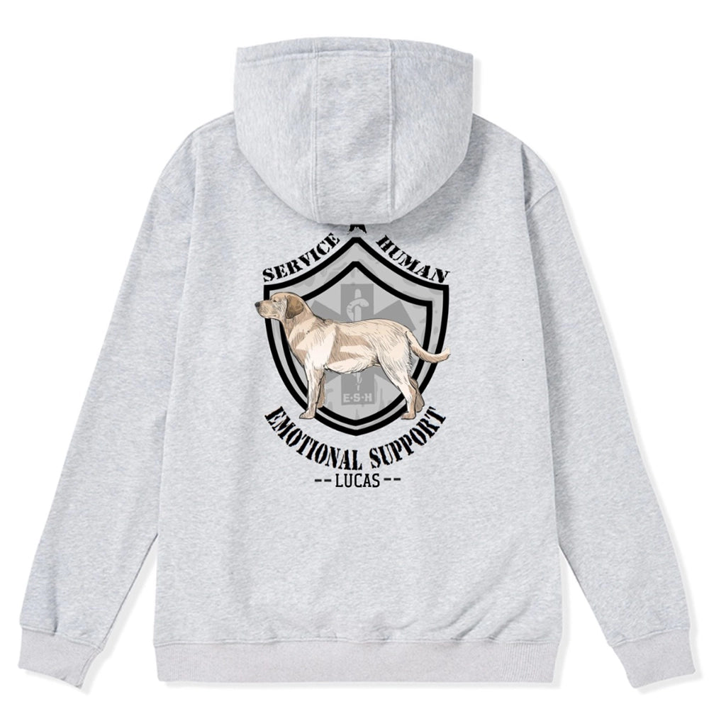 Emotional Support Human - Personalized Custom Zipper Hoodie