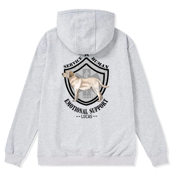 Emotional Support Human - Personalized Custom Zipper Hoodie