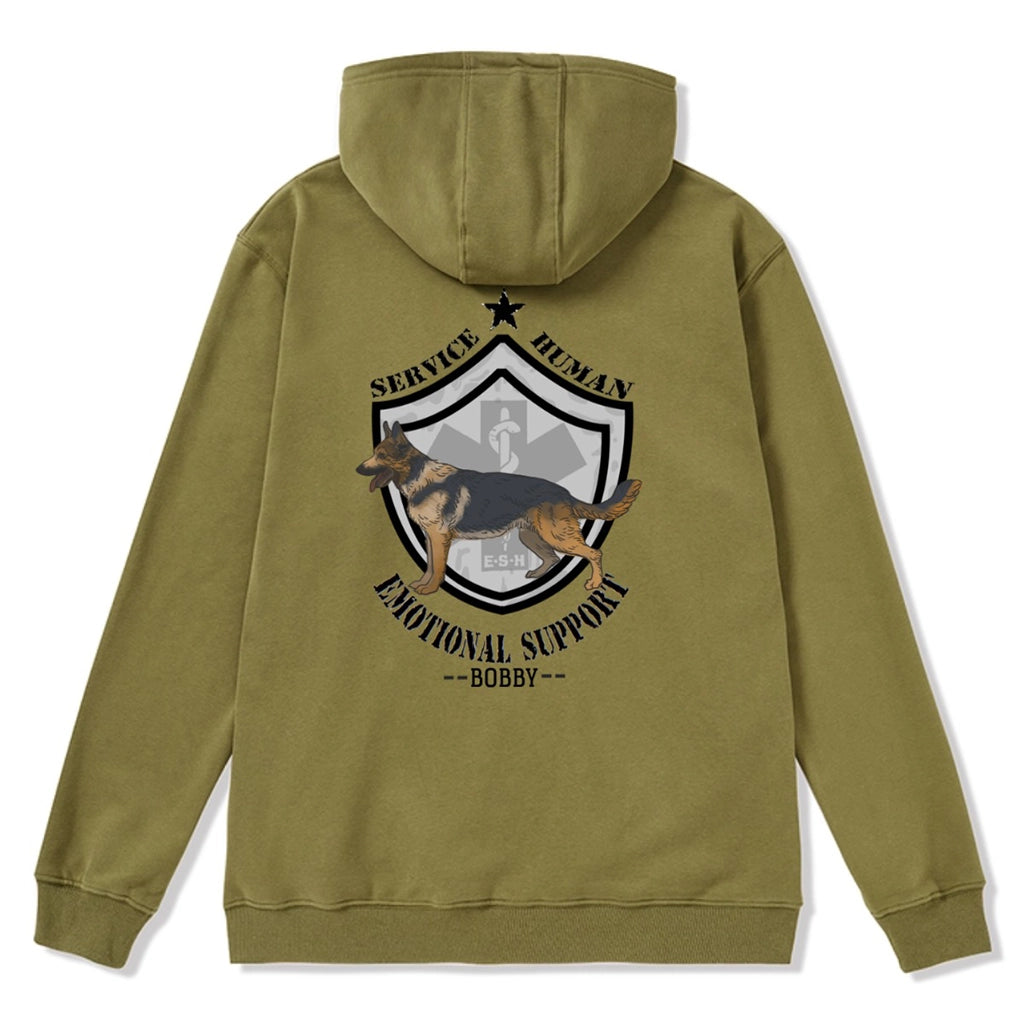 Emotional Support Human - Personalized Custom Zipper Hoodie