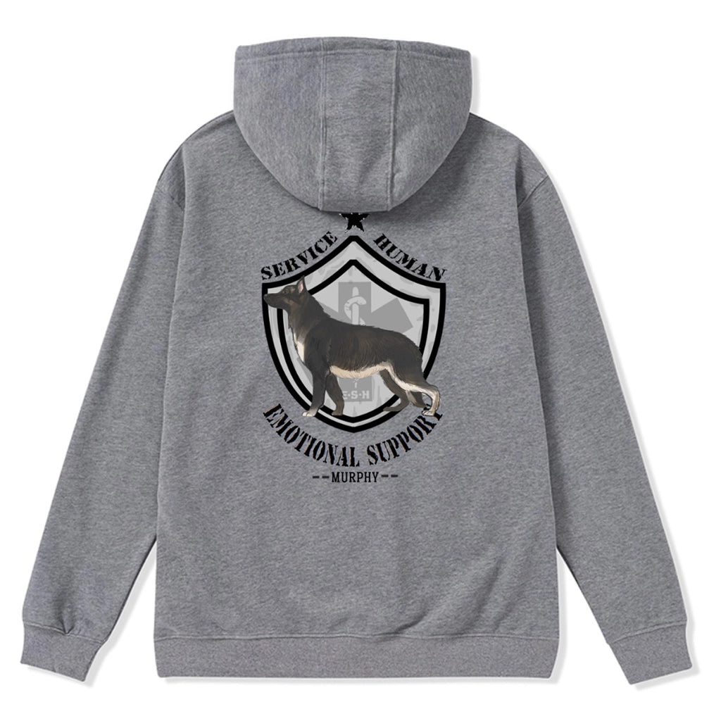 Emotional Support Human - Personalized Custom Zipper Hoodie