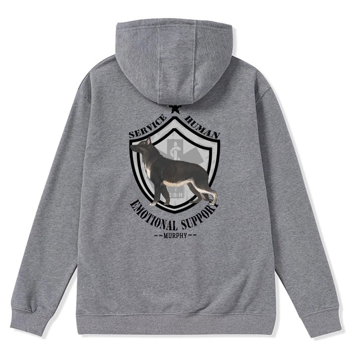 Emotional Support Human - Personalized Custom Zipper Hoodie