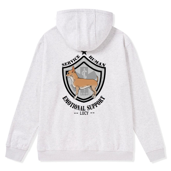 Emotional Support Human - Personalized Custom Zipper Hoodie