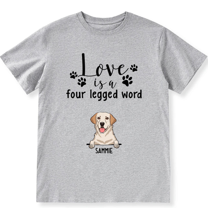 Four Legged Word - Personalized Custom Unisex T-shirt