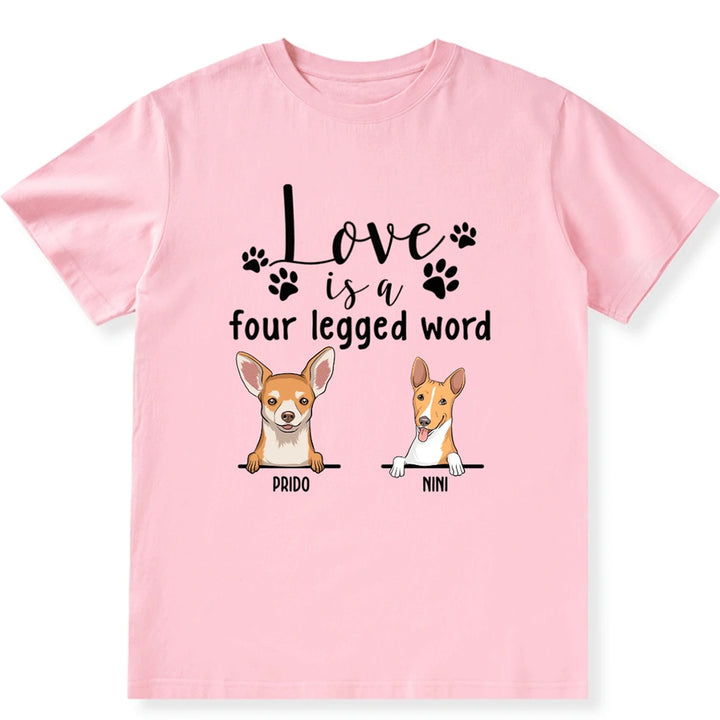 Four Legged Word - Personalized Custom Unisex T-shirt