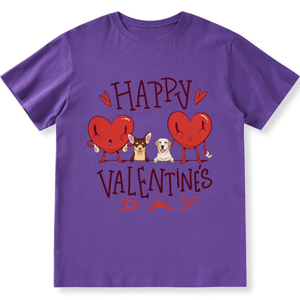 Happy Valentine's Day - Personalized Custom Unisex T-shirt