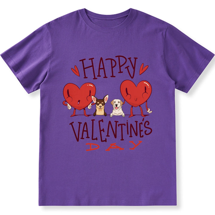 Happy Valentine's Day - Personalized Custom Unisex T-shirt