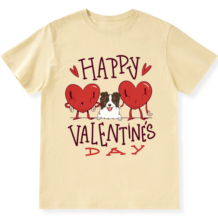 Happy Valentine's Day - Personalized Custom Unisex T-shirt