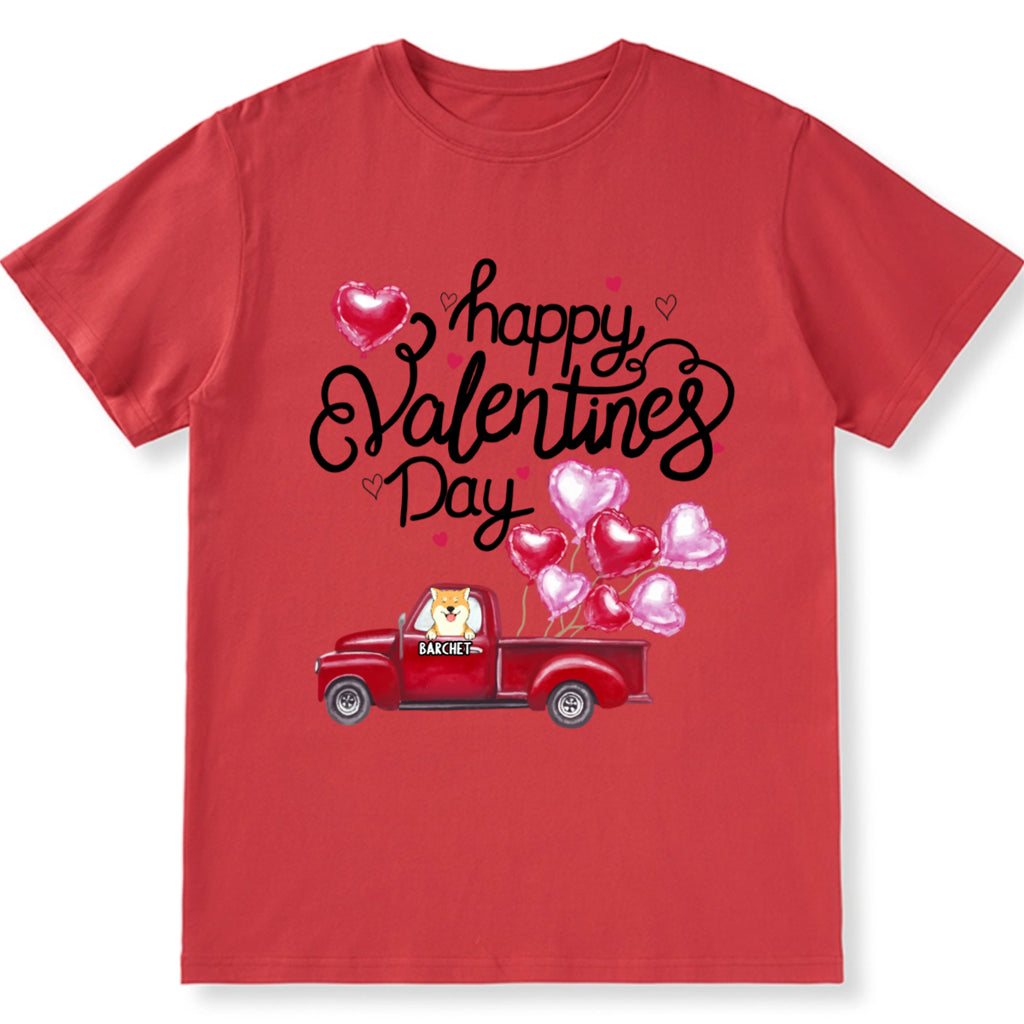 Happy Valentine's Day 2 - Personalized Custom Unisex T-shirt