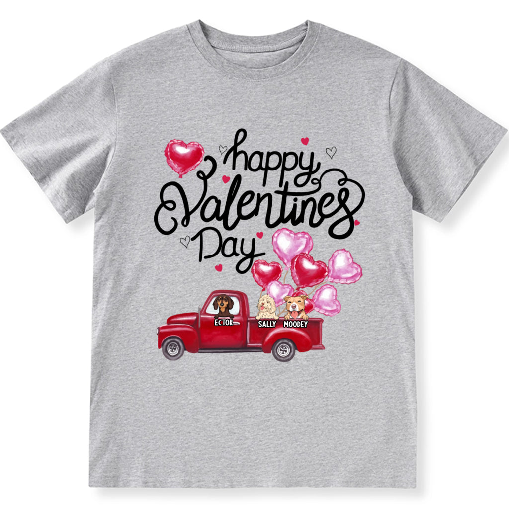 Happy Valentine's Day 2 - Personalized Custom Unisex T-shirt